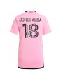 Inter Miami Jordi Alba #18 Replika Hemmakläder Dam 2024-25 Kortärmad